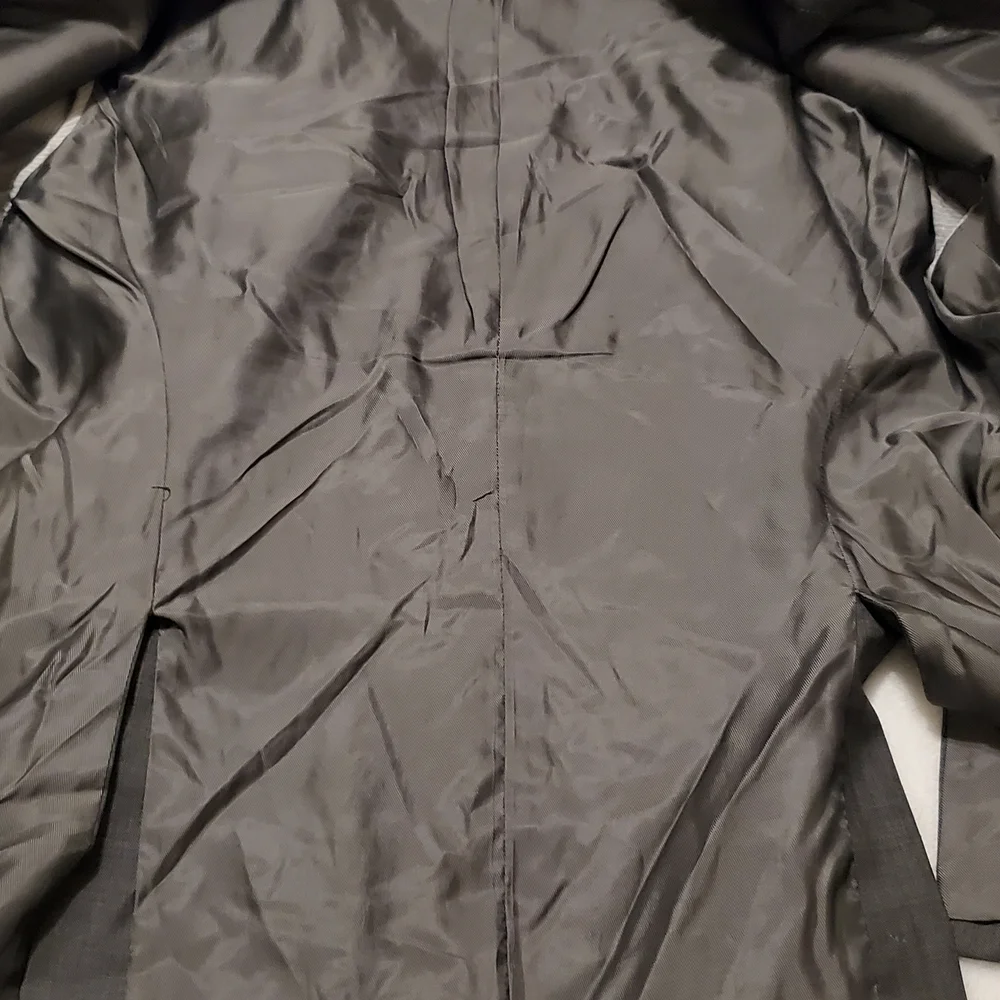 Calvin Klein Charcoal Blazer Suit Coat